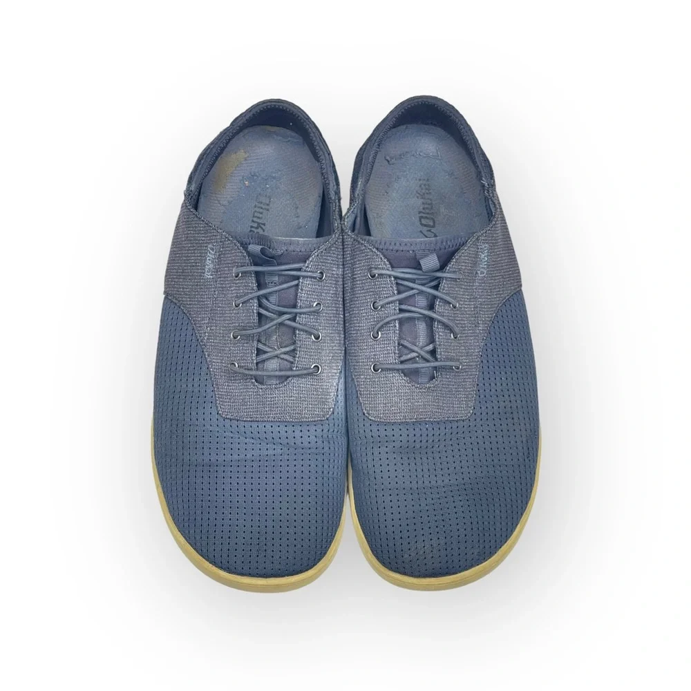 OluKai ʊ Nohea Moku No Tie Drop in Heel Wet Dry Boat Shoes ʊ Night Blue ʊ 12 45
